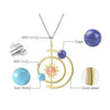 Load image into Gallery viewer, Solar System - Handmade Pendant