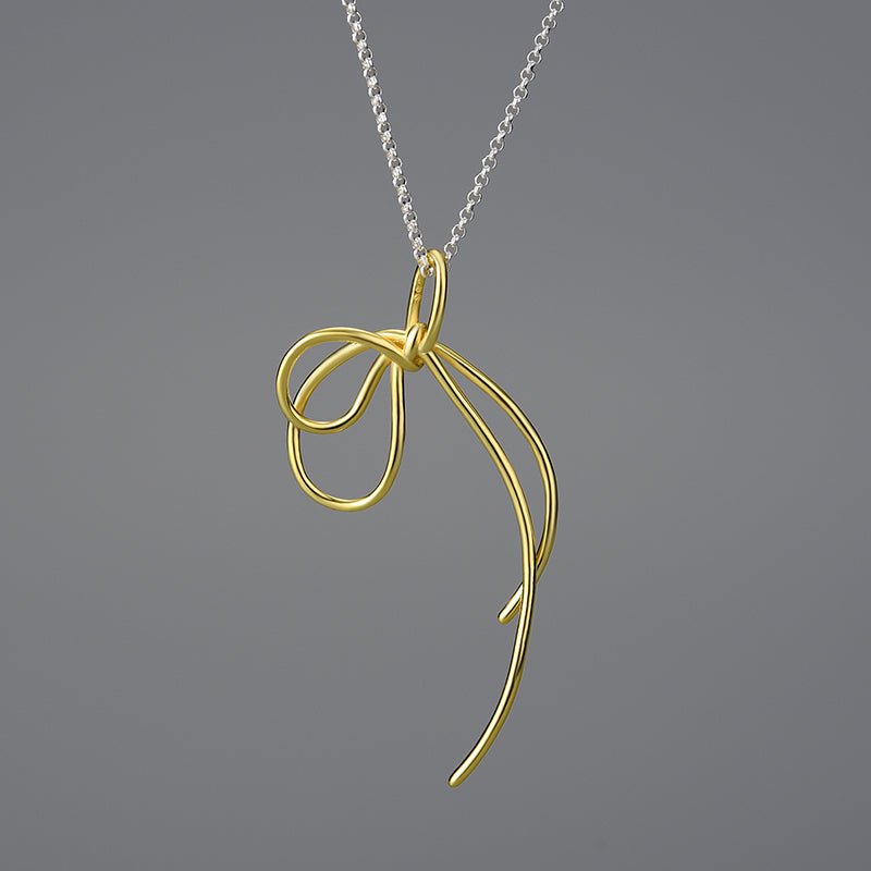 Shoelace Knot - Handmade Necklace