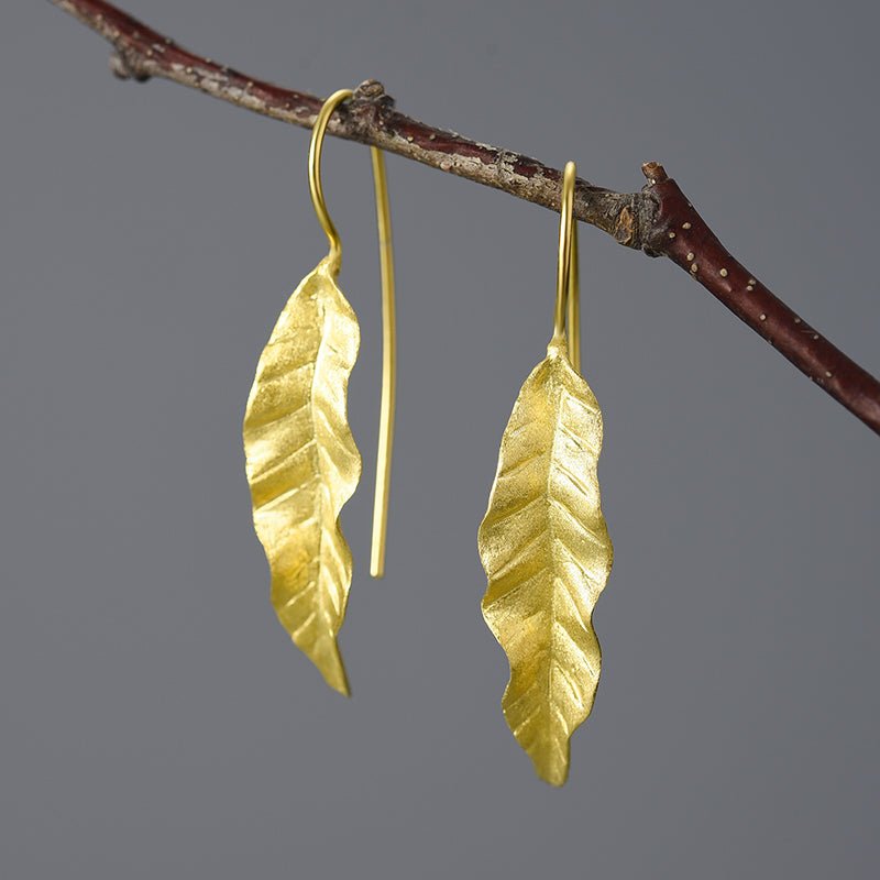 Summer Leaf - Dangle Earrings