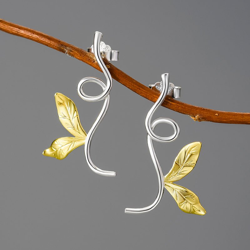 Twisted Branch - Drop Earrings