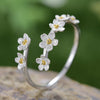 Small Forget-me-not Flowers - Adjustable Ring