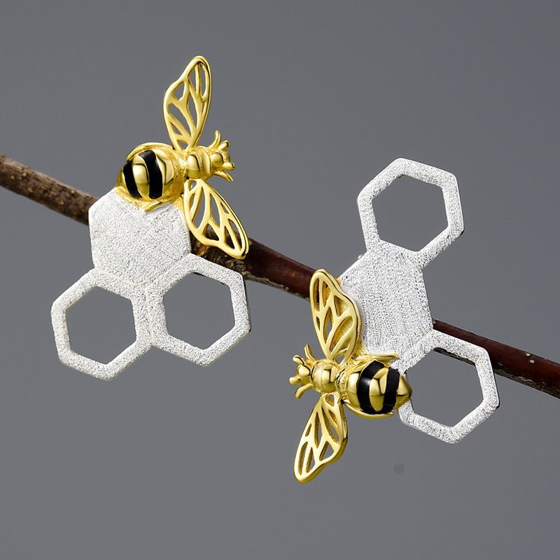 Honeybee Guard - Stud Earrings