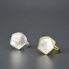 Marble Pentagon - Adjustable Ring