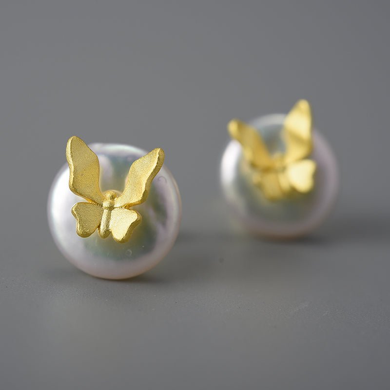 Baroque Butterfly - Stud Earrings | NEW