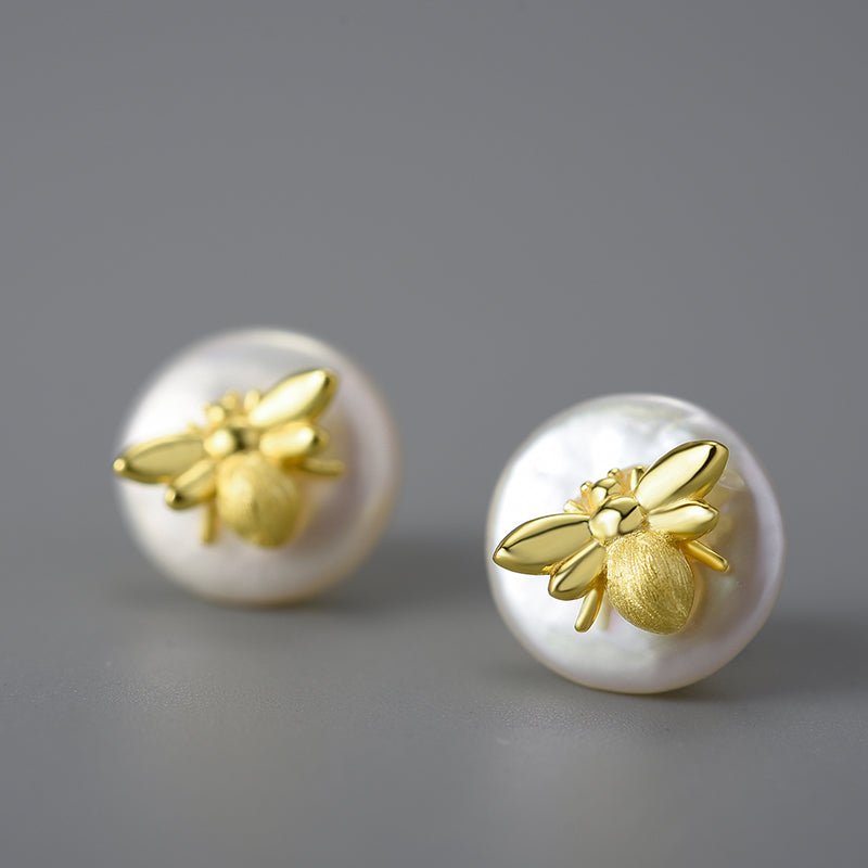 Baroque Honeybee - Stud Earrings | NEW