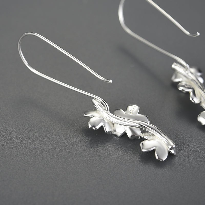 Forget-me-not Flower - Dangle Earrings