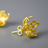 Chrysanthemum Flower - Stud Earrings