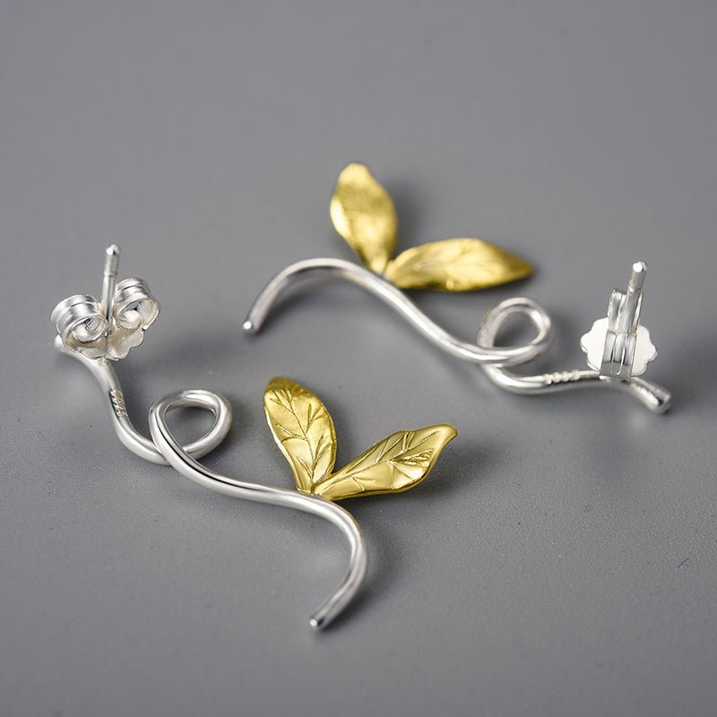 Twisted Branch - Drop Earrings