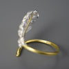 Vintage Feather - Adjustable Ring