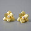 Begonia Pearl - Stud Earrings | NEW