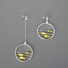 Load image into Gallery viewer, Pisces Pond - Dangle Earrings