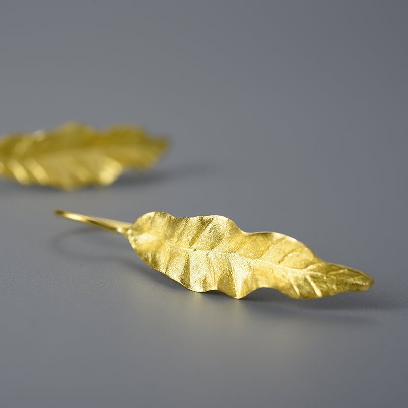 Summer Leaf - Dangle Earrings