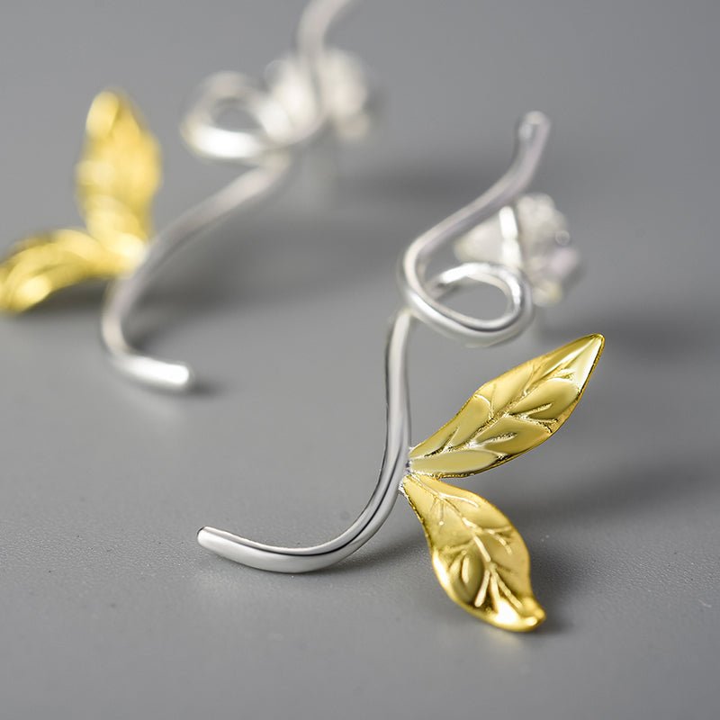 Twisted Branch - Drop Earrings