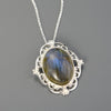 Labradorite Mirror - Handmade Pendant