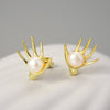 Pearl Hands - Stud Earrings | NEW