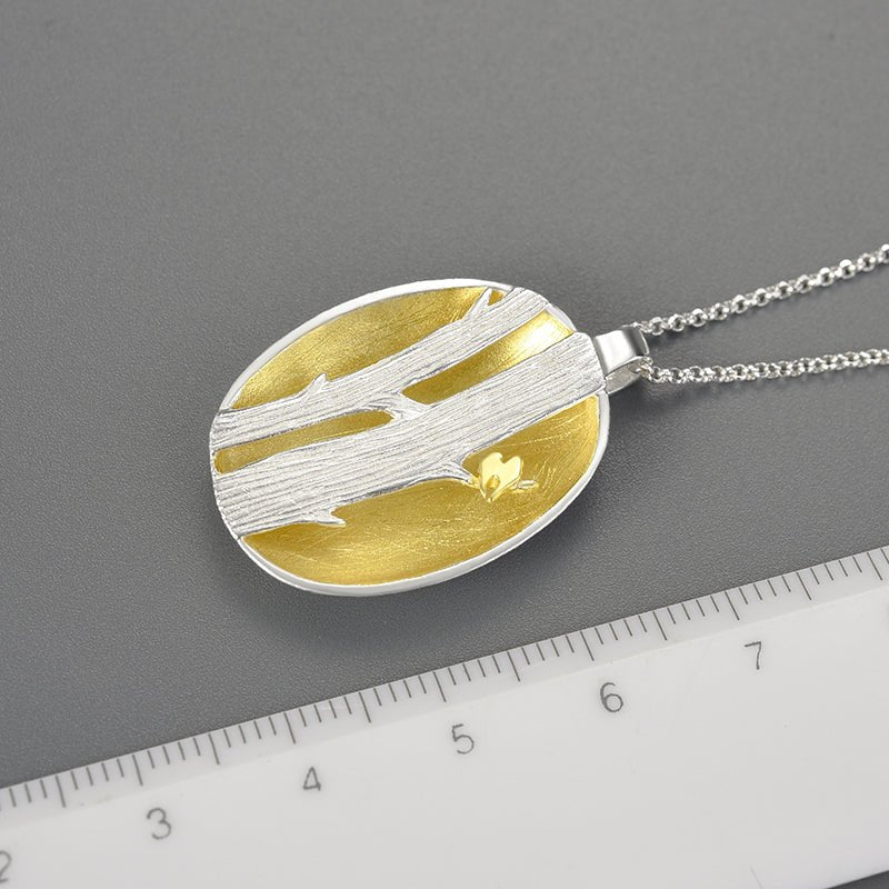 Bird's Marriage - Handmade Pendant