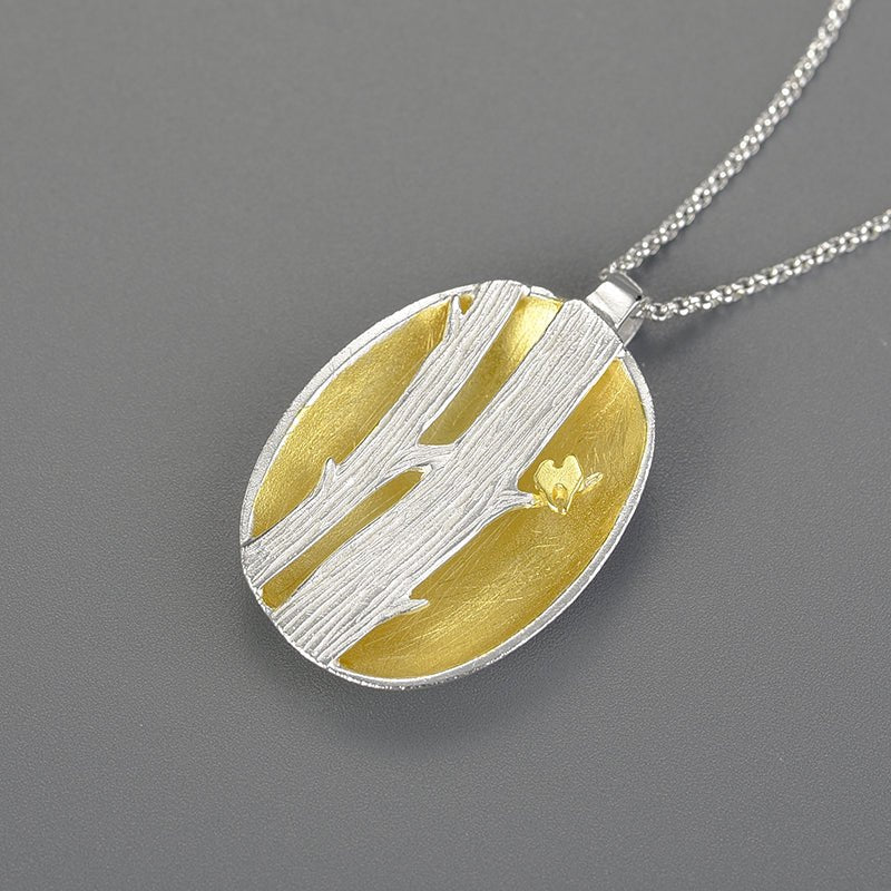 Bird's Marriage - Handmade Pendant
