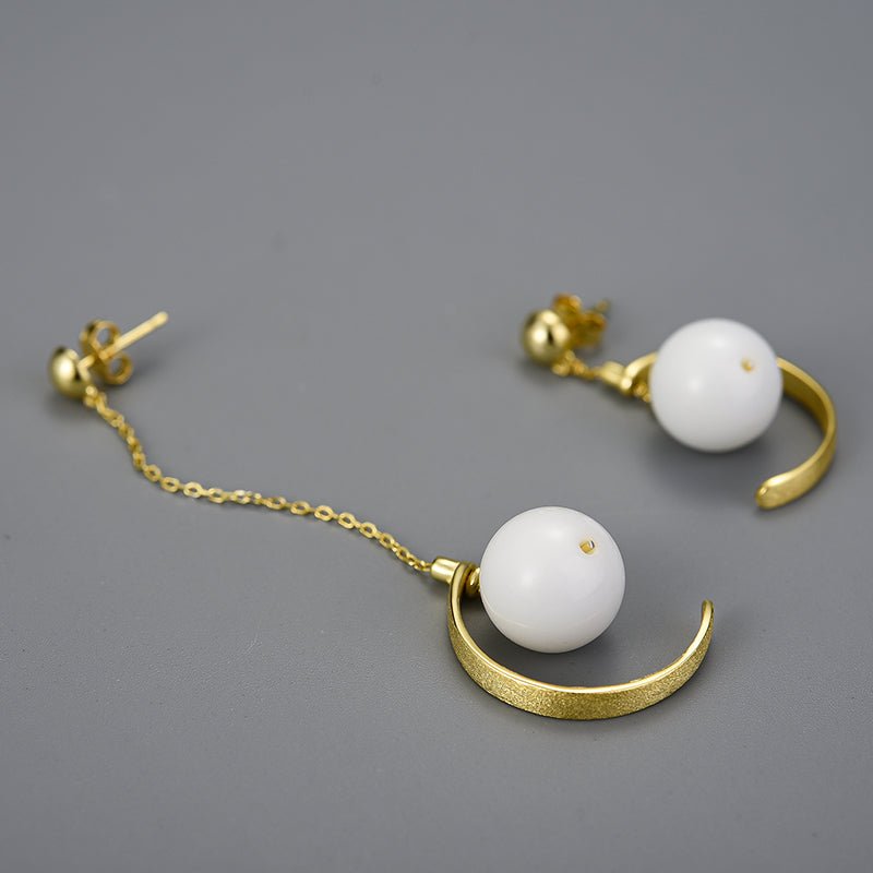 Pearl Ballet - Dangle Earrings