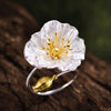 Load image into Gallery viewer, Blooming Poppies - Adjustable Ring - MetalVoque