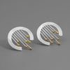 Curly Curtain - Stud Earrings | NEW - MetalVoque
