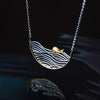 Cargar imagen en el visor de la galería, Surfing Whale - Handmade Necklace | NEW - MetalVoque