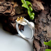 Feeding Hummingbird - Adjustable Ring | New - MetalVoque