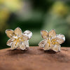 Whispering Lotus - Stud Earrings | NEW - MetalVoque