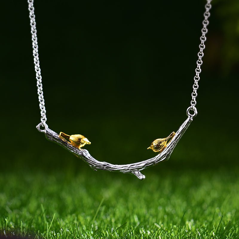 Bird's Marriage - Handmade Necklace - MetalVoque