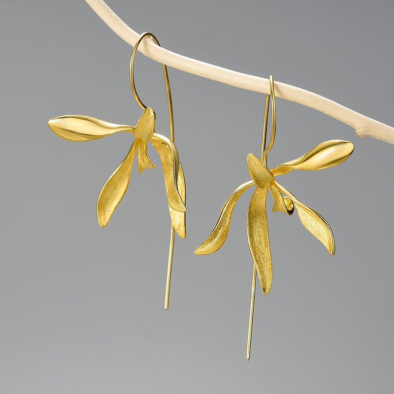 Dichiarazione Orchidea - Orecchini pendenti