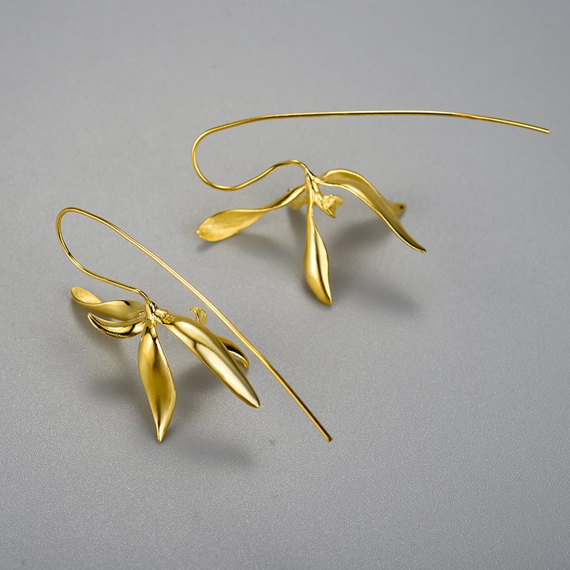 Statement Orchid - Dangle Earrings