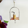 Swinging Bunny - Handmade Pendant - MetalVoque