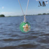 Load and play video in Gallery viewer, Whispering Lotus - Handmade Pendant
