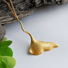 Ginkgo Leaf - Handmade Pendant | NEW - MetalVoque