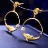 Load image into Gallery viewer, Dolly Dolphin - Dangle Earrings