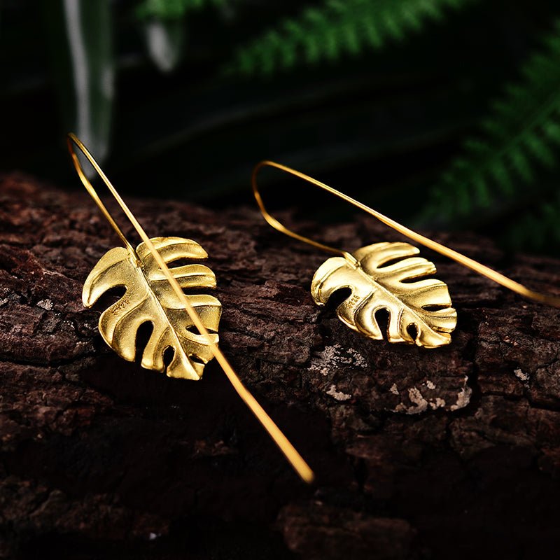 Monstera Petit - Handmade Earrings | NEW - MetalVoque