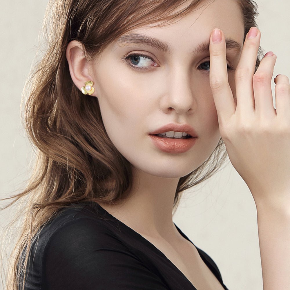 Secret Clover - Stud Earrings | NEW - MetalVoque