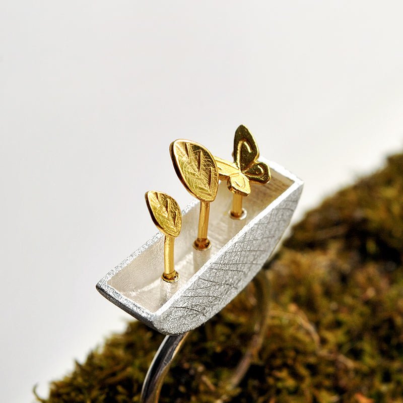 My Little Garden - Adjustable Ring - MetalVoque