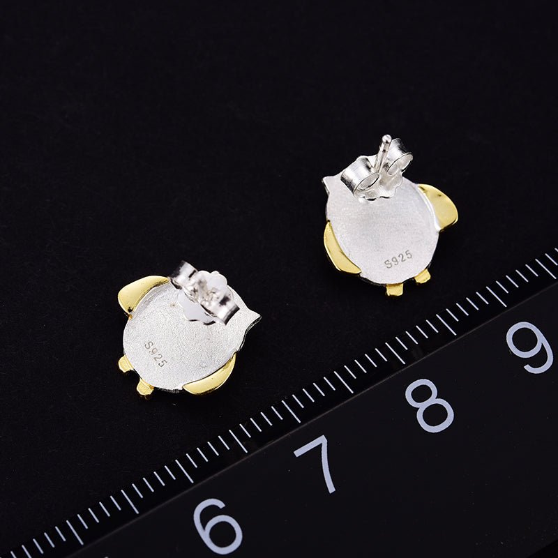 Cute Owls - Stud Earrings - MetalVoque