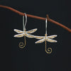 Load image into Gallery viewer, Dragonfly lullaby - Dangle Earrings - MetalVoque
