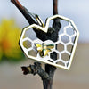 Load image into Gallery viewer, Honeycomb Guard - Handmade Pendant - MetalVoque