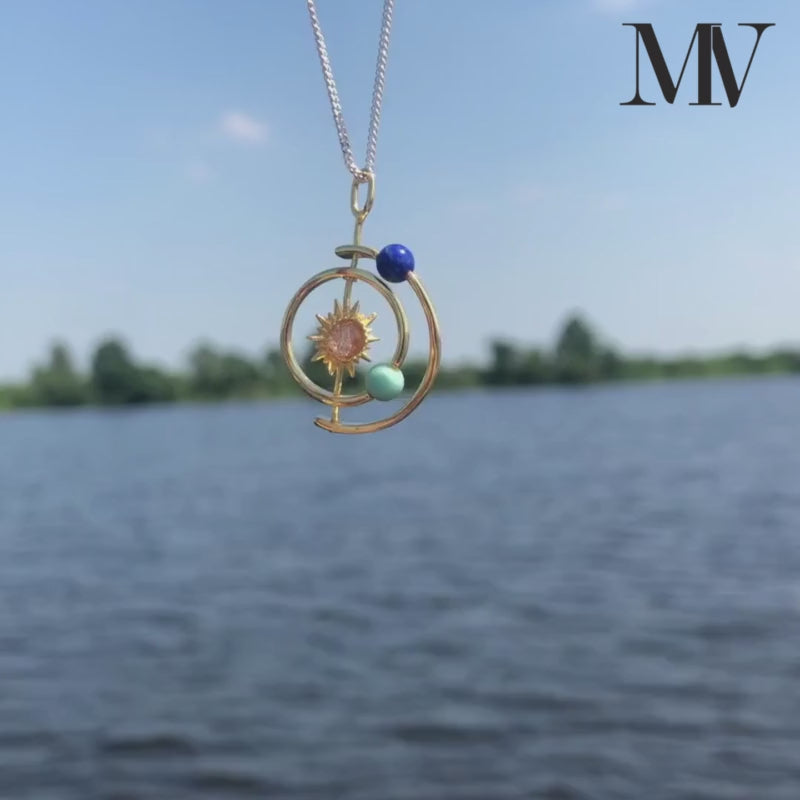 Solar System - Handmade Pendant