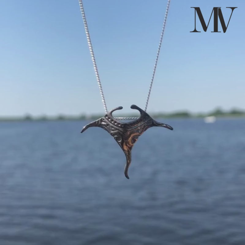 Magnificent Manta - Handmade Necklace