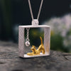 Playing Cat - Handmade Pendant | NEW - MetalVoque