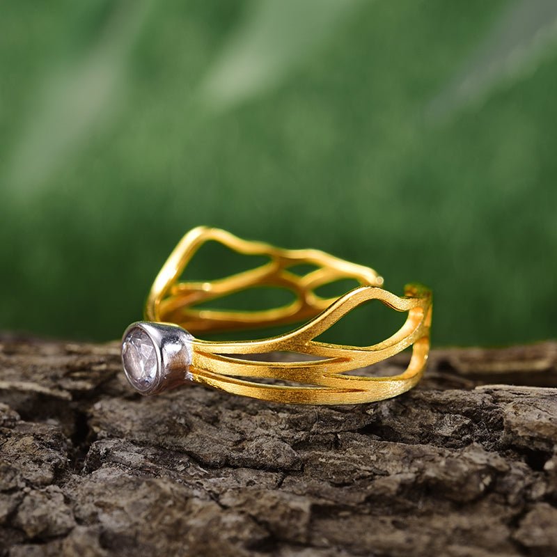 Angel Wings - Adjustable Ring