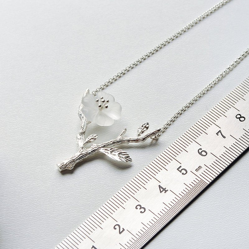 Rainy Flower - Handmade Necklace - MetalVoque