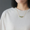 Guisantes de la suerte - Collar hecho a mano