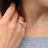 Calla Lily - Adjustable Ring - MetalVoque