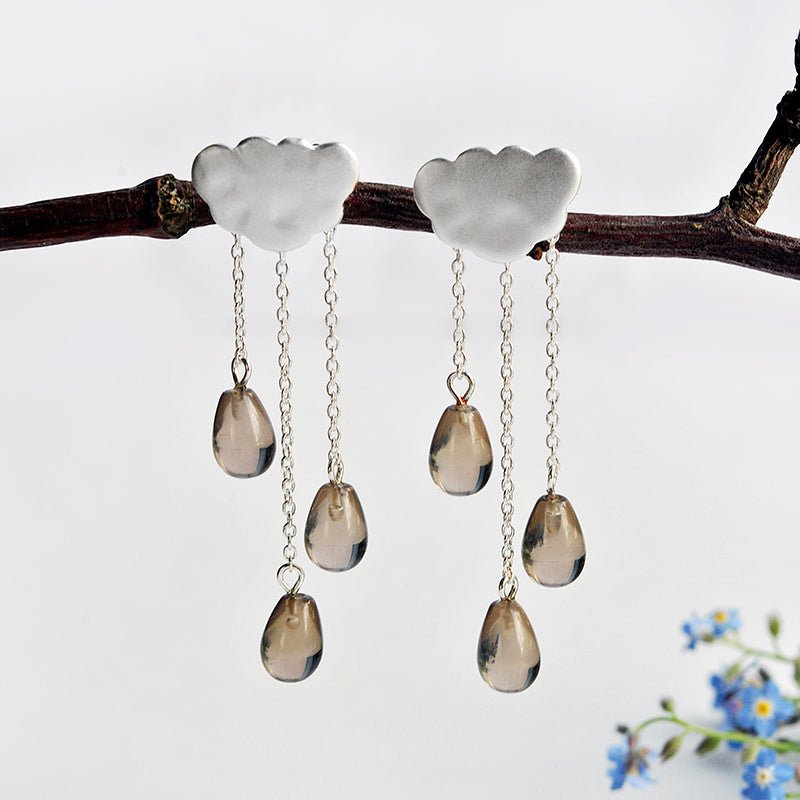 Rainy Cloud - Drop Earrings | NEW - MetalVoque