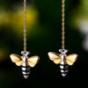 Load image into Gallery viewer, Lovely Honey Bee - Dangle Earrings | NEW - MetalVoque