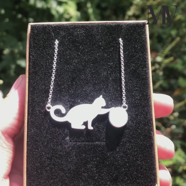 Playing Cat - Handmade Bracelet
